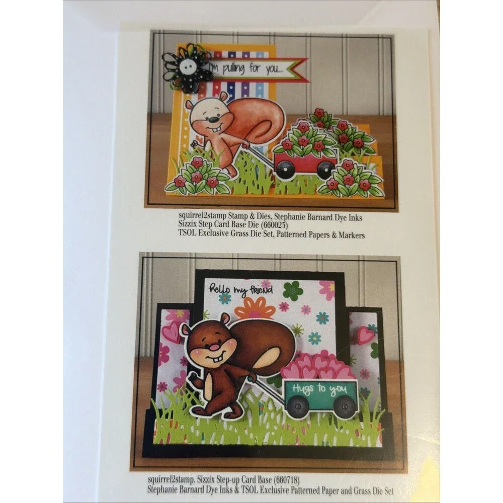 The Stamps Of Life Squirrels2stamp Clear Stamp Set - Cute Squirrel Designs